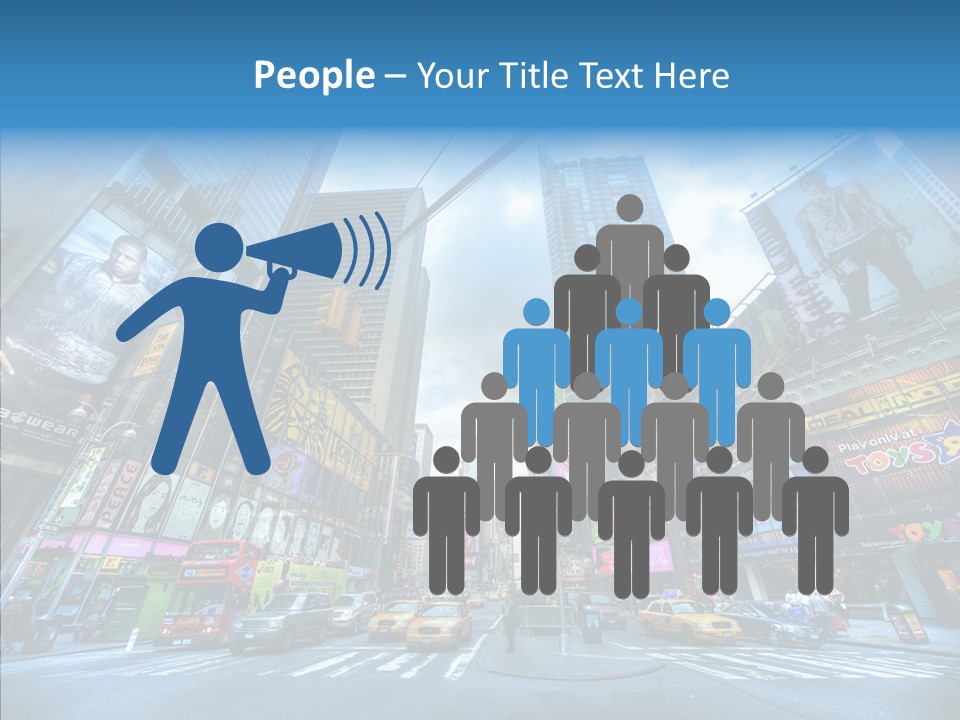 New York Square PowerPoint Template