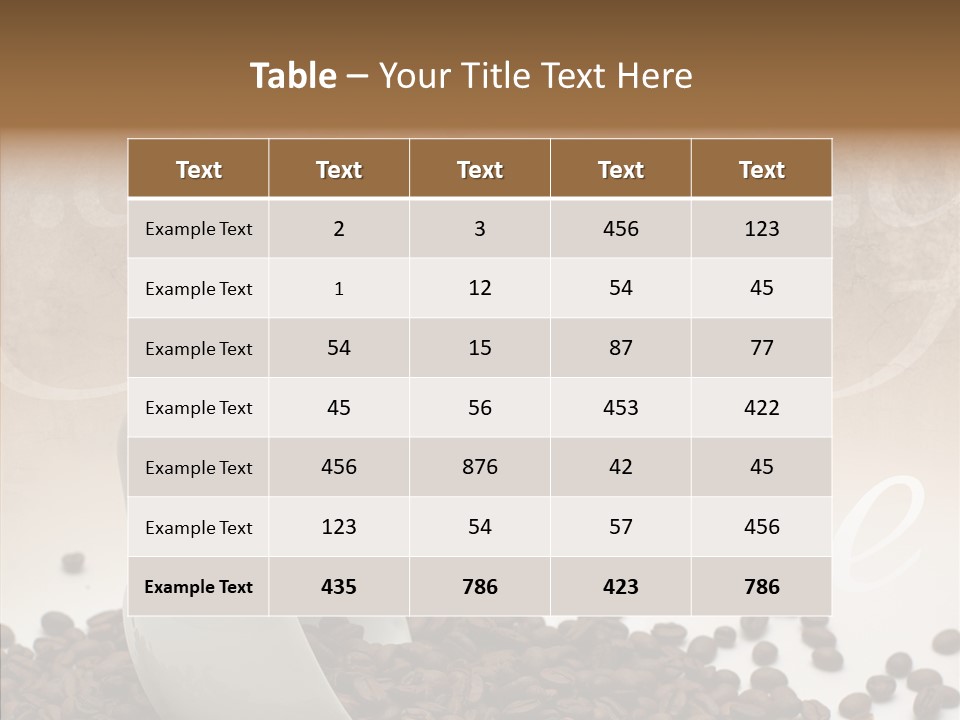 Plenty Aromatic Aroma PowerPoint Template