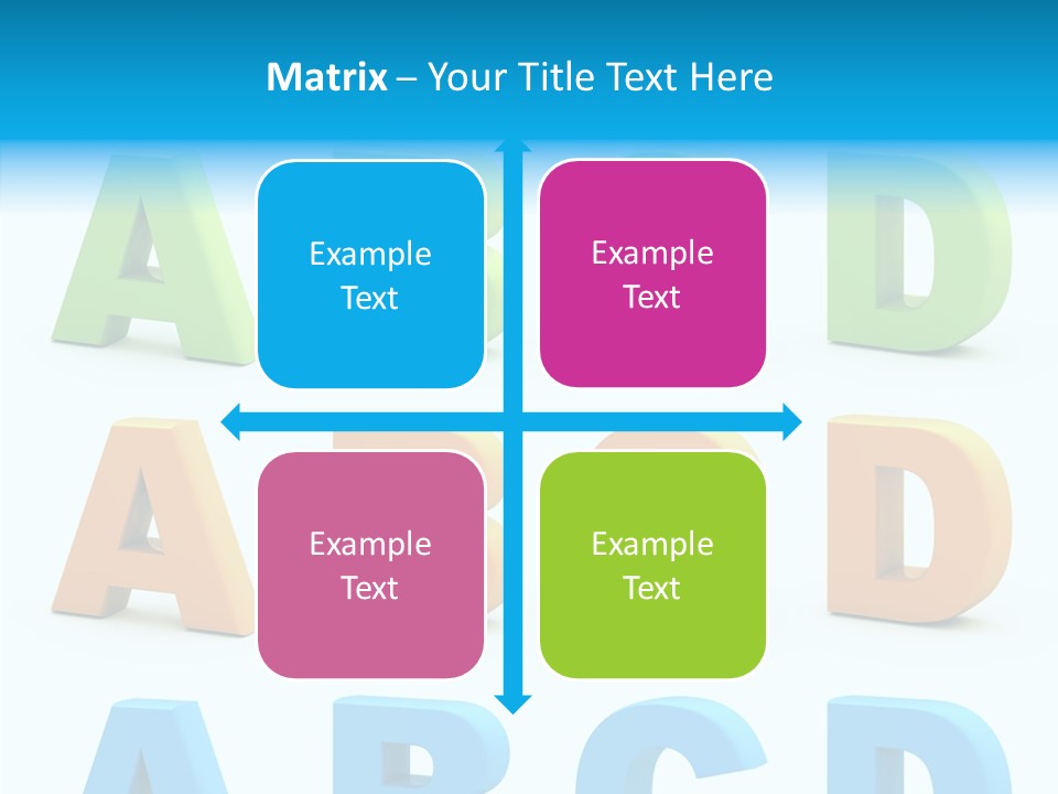 Nobody Little Letter PowerPoint Template