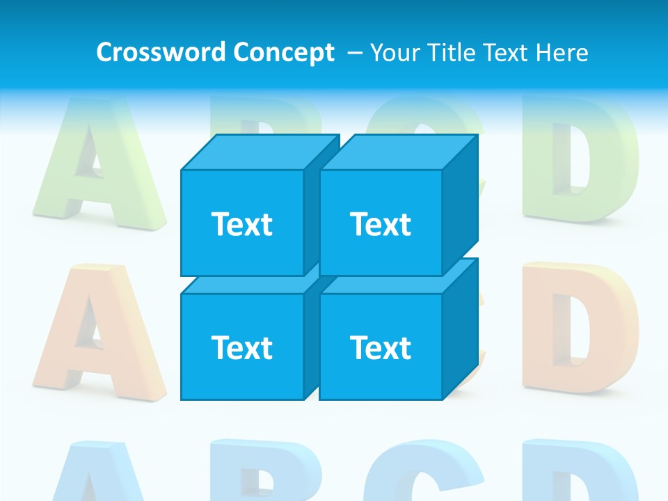 Nobody Little Letter PowerPoint Template