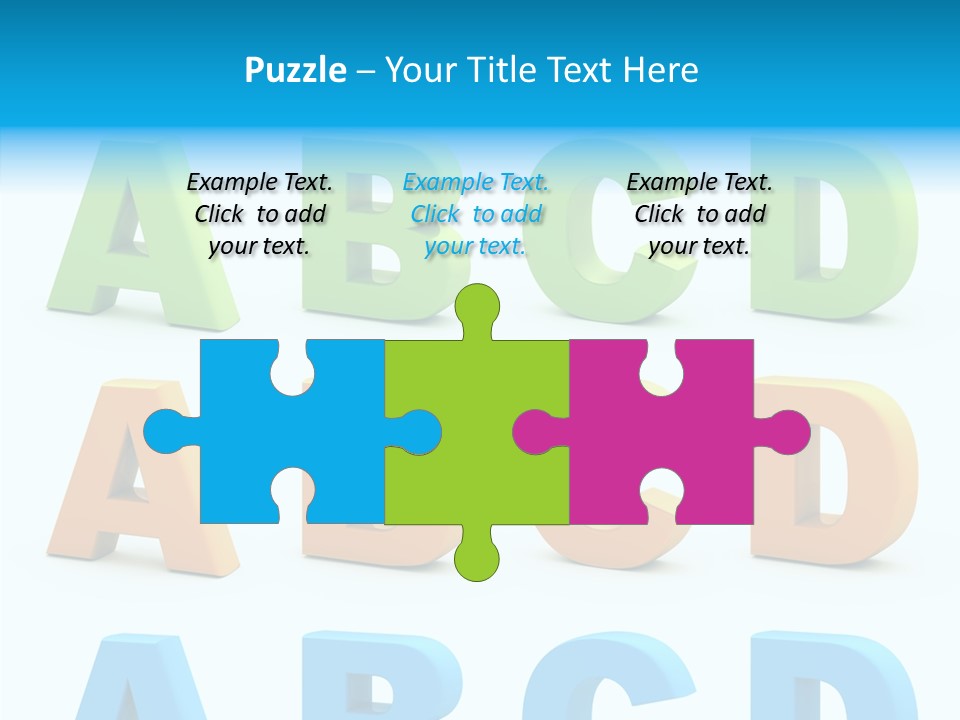 Nobody Little Letter PowerPoint Template