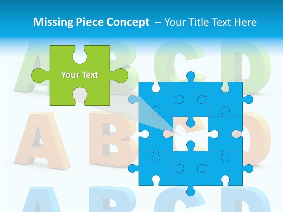 Nobody Little Letter PowerPoint Template