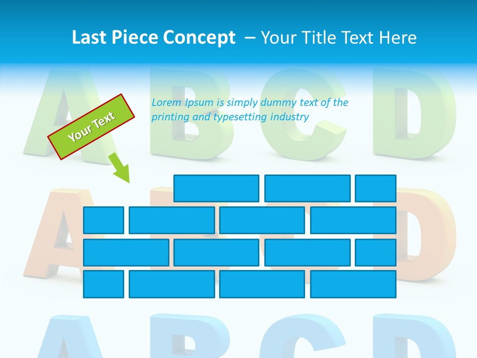 Nobody Little Letter PowerPoint Template