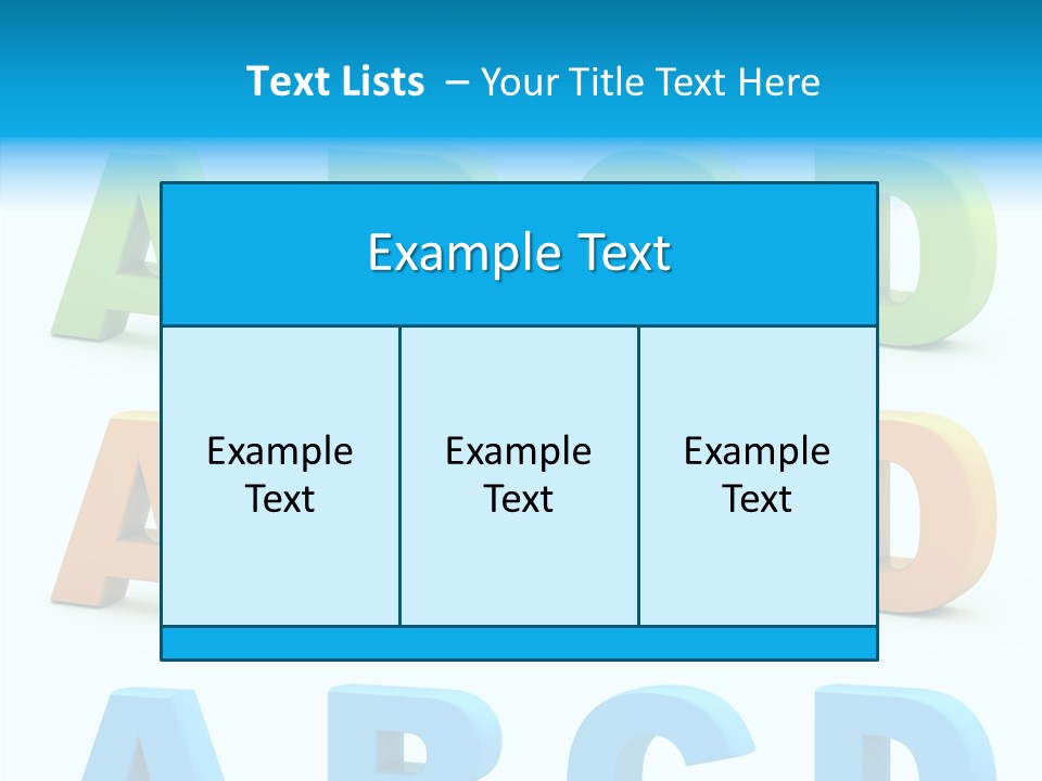 Nobody Little Letter PowerPoint Template