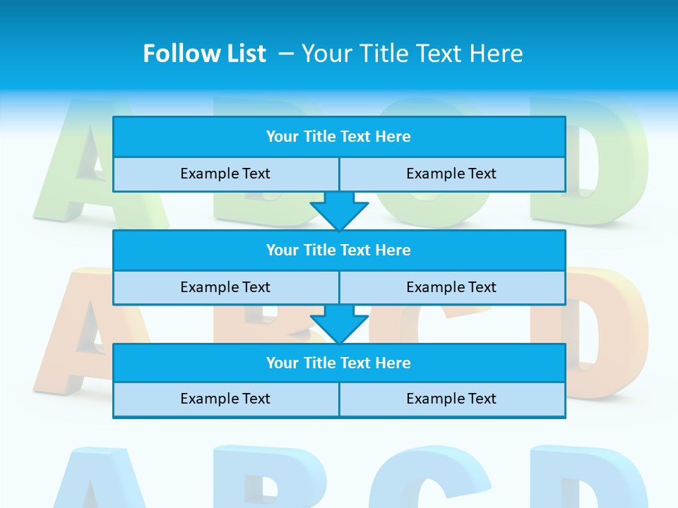 Nobody Little Letter PowerPoint Template