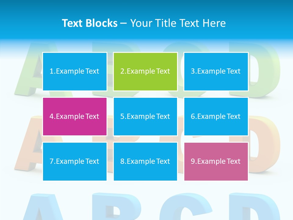 Nobody Little Letter PowerPoint Template