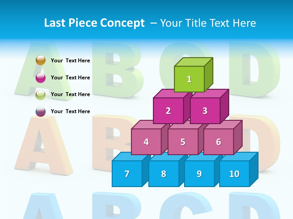 Nobody Little Letter PowerPoint Template
