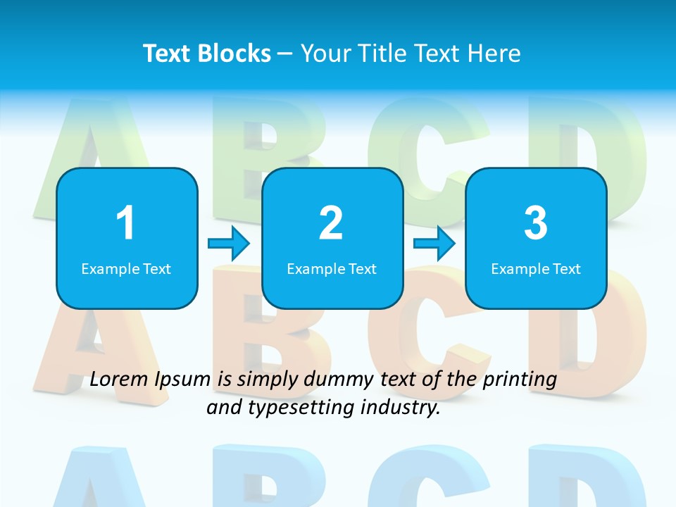 Nobody Little Letter PowerPoint Template