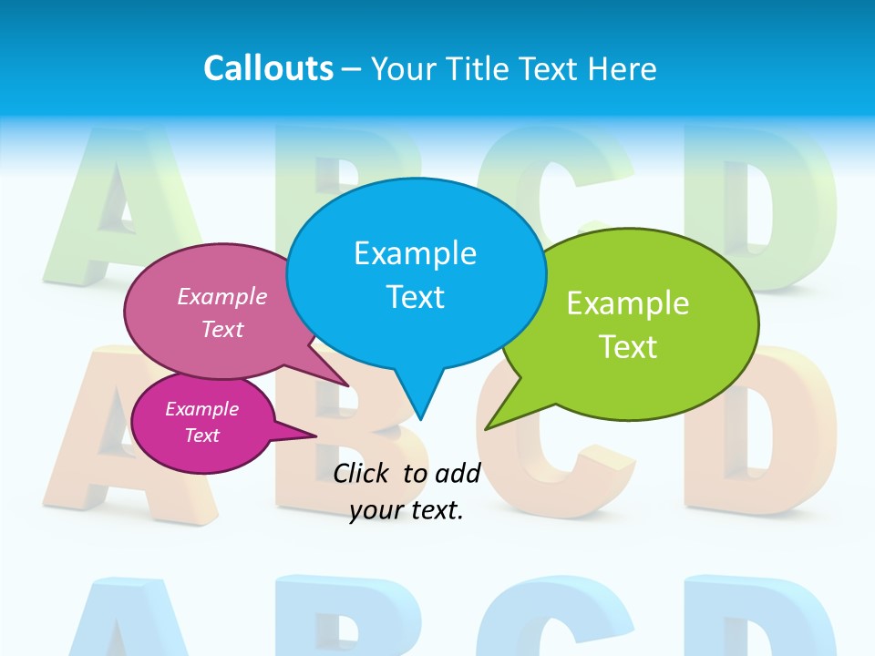 Nobody Little Letter PowerPoint Template