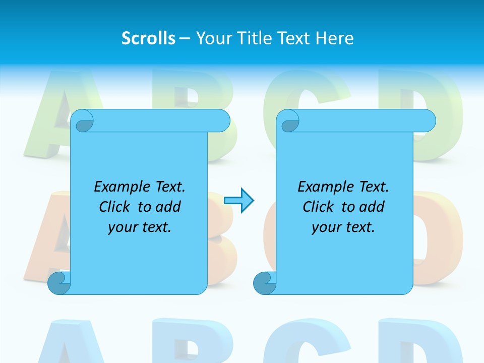 Nobody Little Letter PowerPoint Template