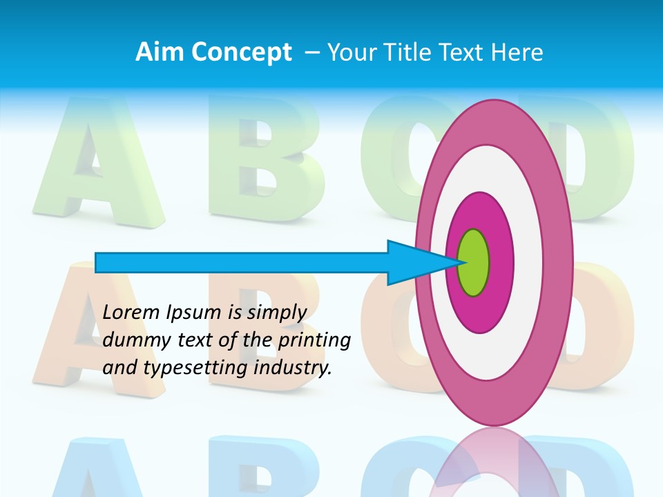 Nobody Little Letter PowerPoint Template