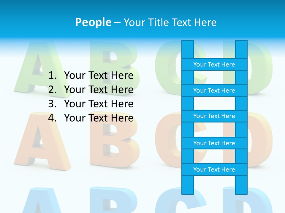 Nobody Little Letter PowerPoint Template