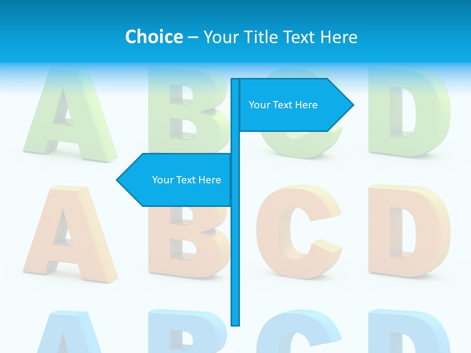 Nobody Little Letter PowerPoint Template