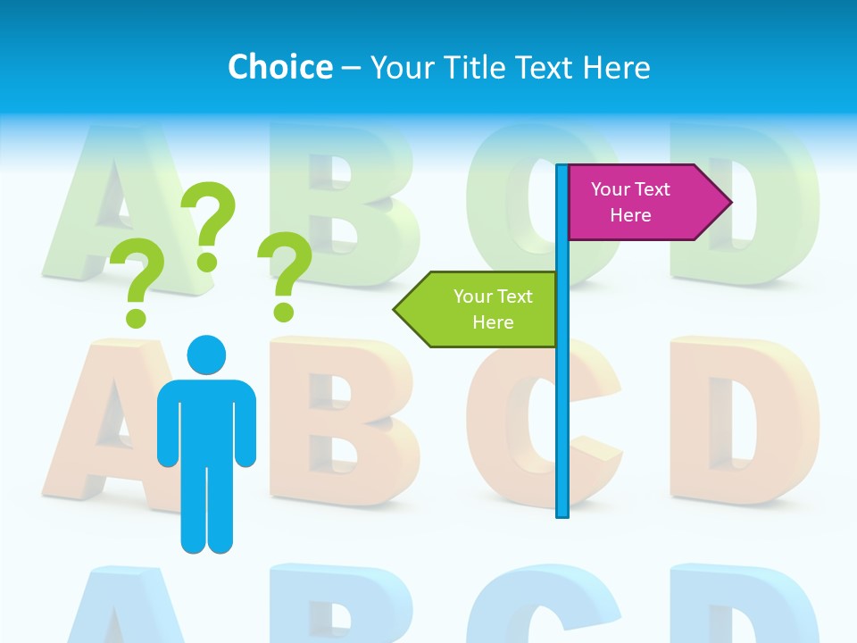 Nobody Little Letter PowerPoint Template