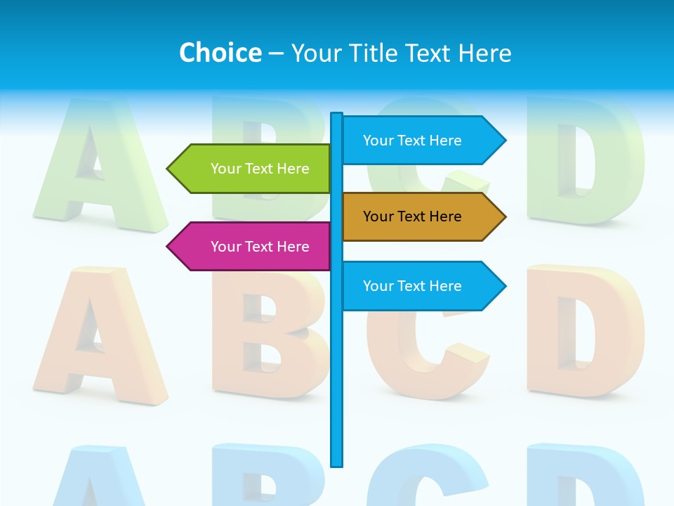 Nobody Little Letter PowerPoint Template