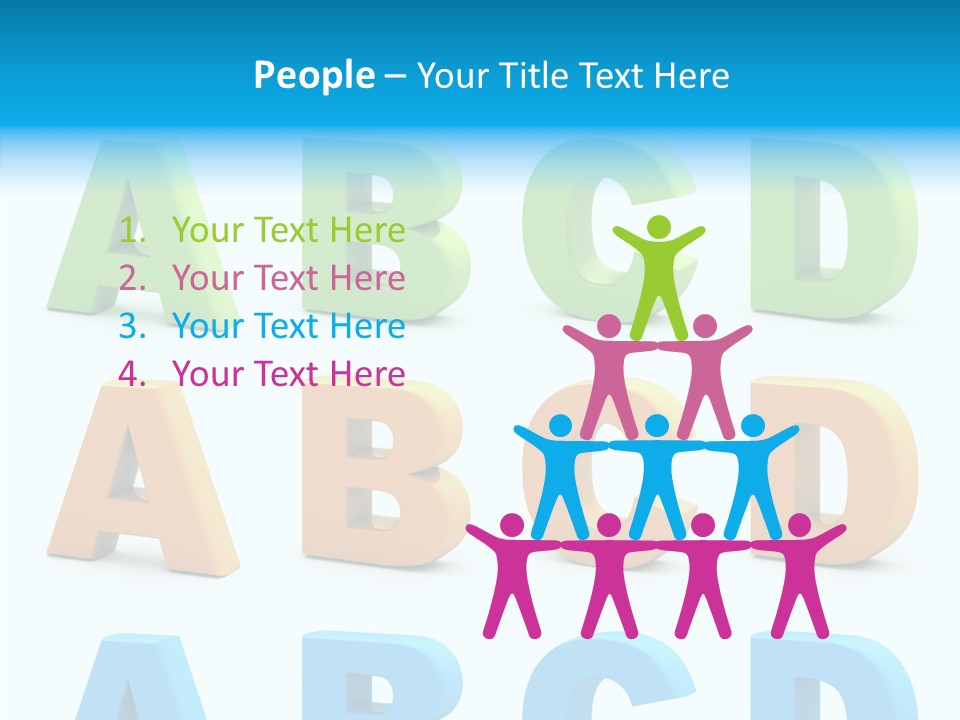 Nobody Little Letter PowerPoint Template