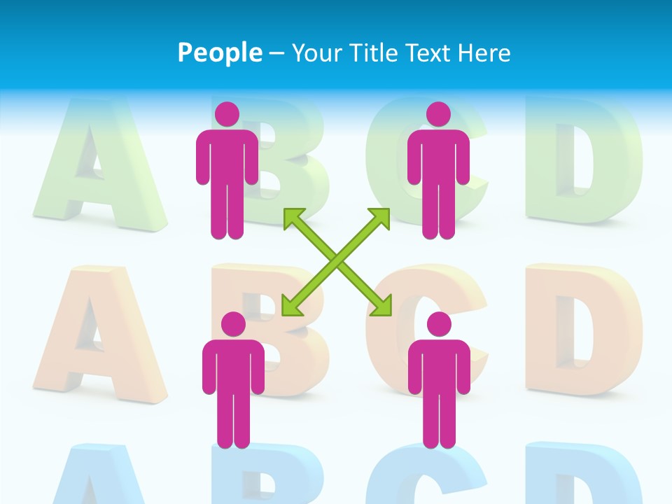 Nobody Little Letter PowerPoint Template