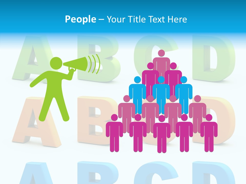 Nobody Little Letter PowerPoint Template