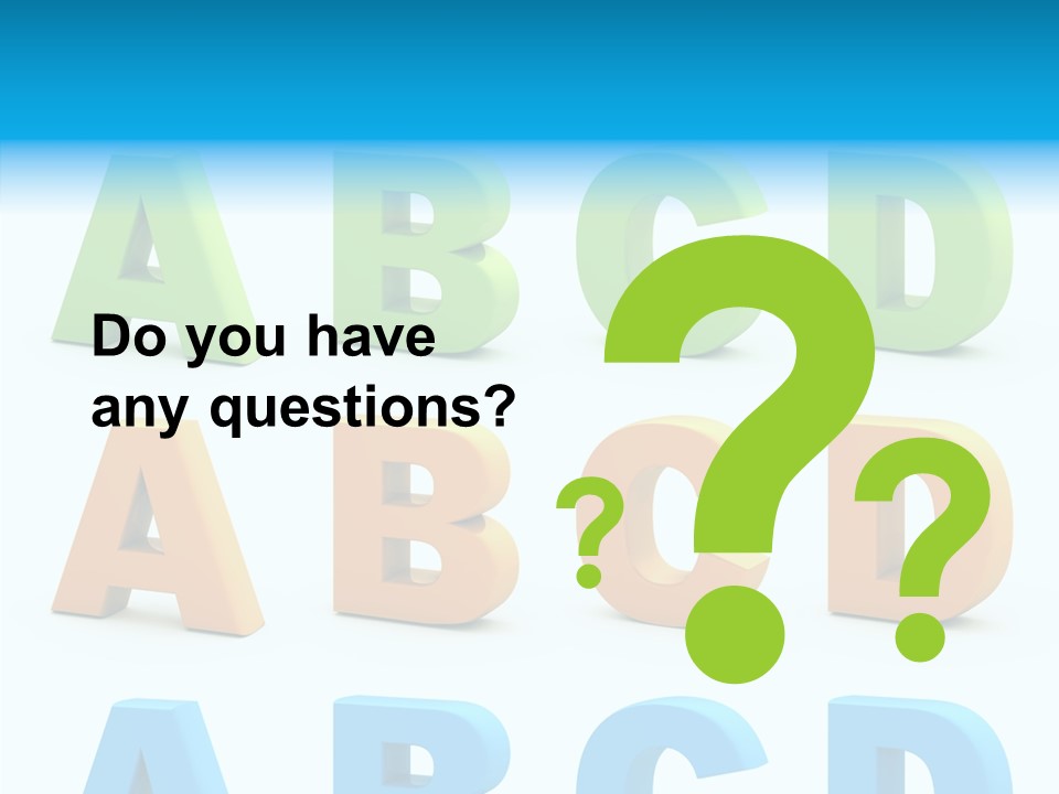 Nobody Little Letter PowerPoint Template