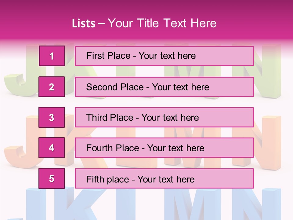 Shredded Render Isolated PowerPoint Template