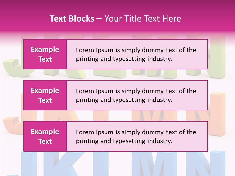 Shredded Render Isolated PowerPoint Template