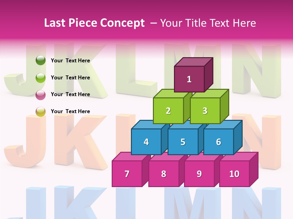 Shredded Render Isolated PowerPoint Template