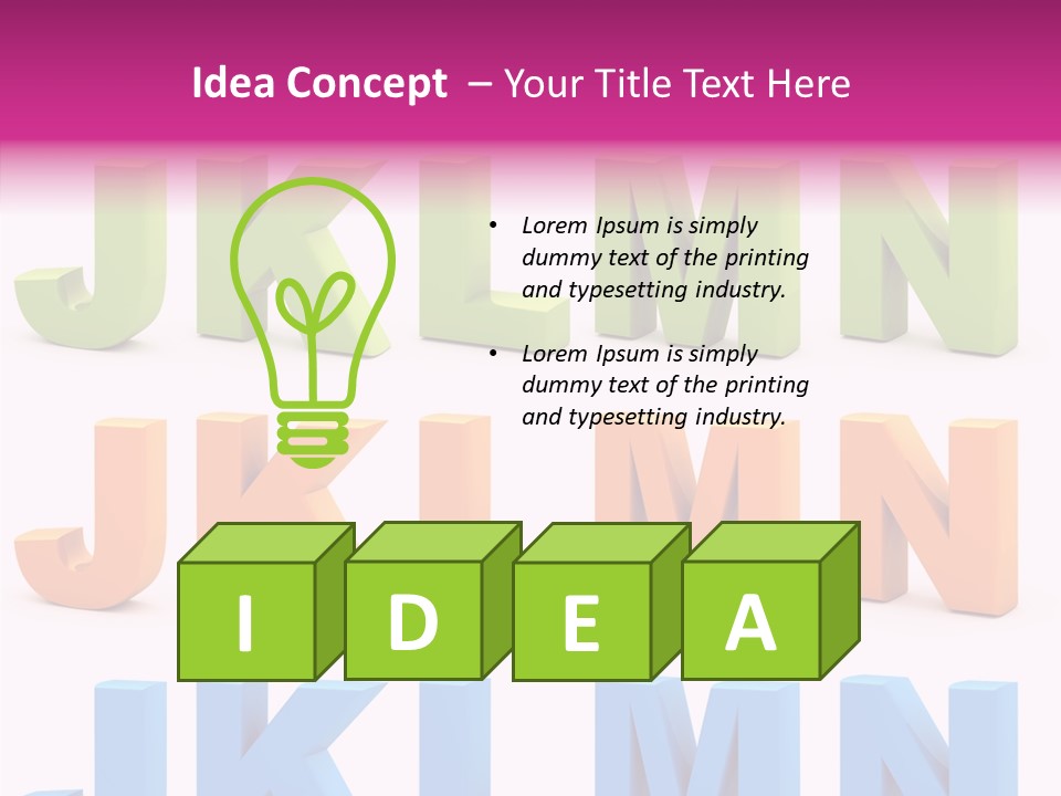 Shredded Render Isolated PowerPoint Template