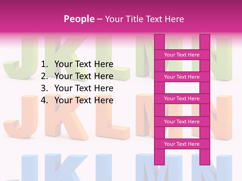 Shredded Render Isolated PowerPoint Template