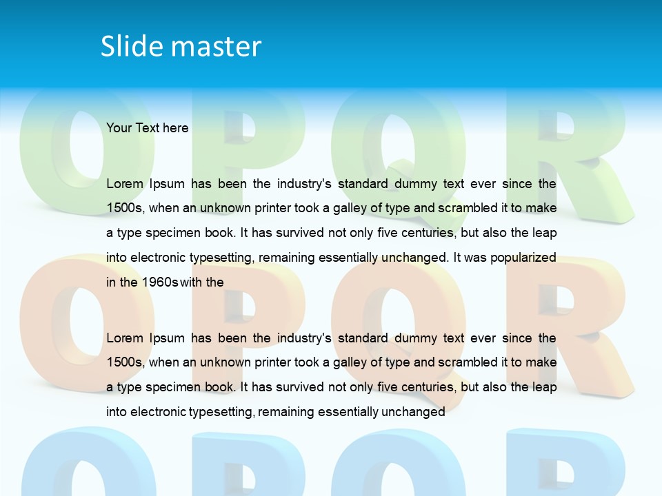 Render Collection Large PowerPoint Template