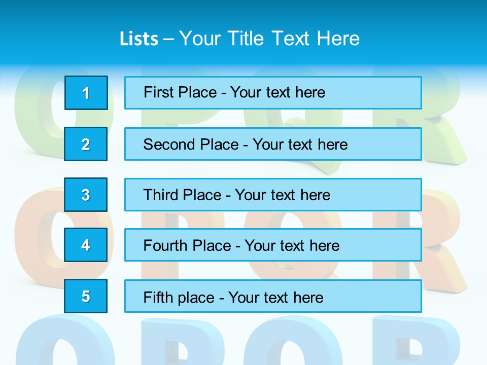Render Collection Large PowerPoint Template