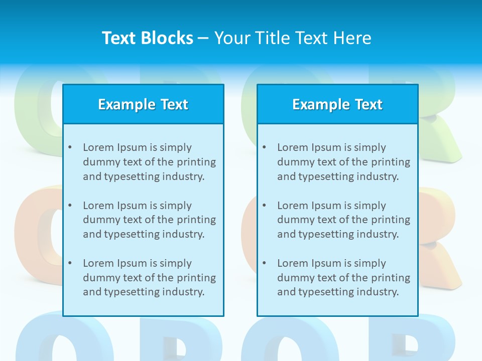 Render Collection Large PowerPoint Template