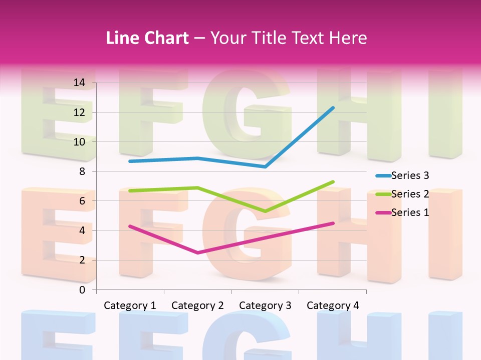 Alphabetical Standing Alphabet PowerPoint Template