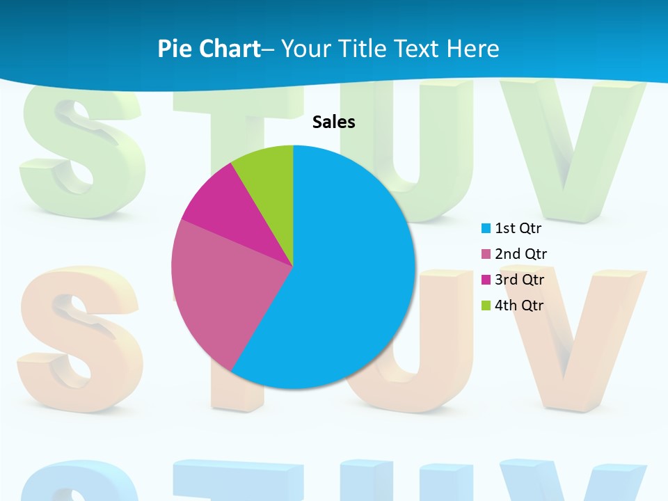Nobody Blue Uppercase PowerPoint Template
