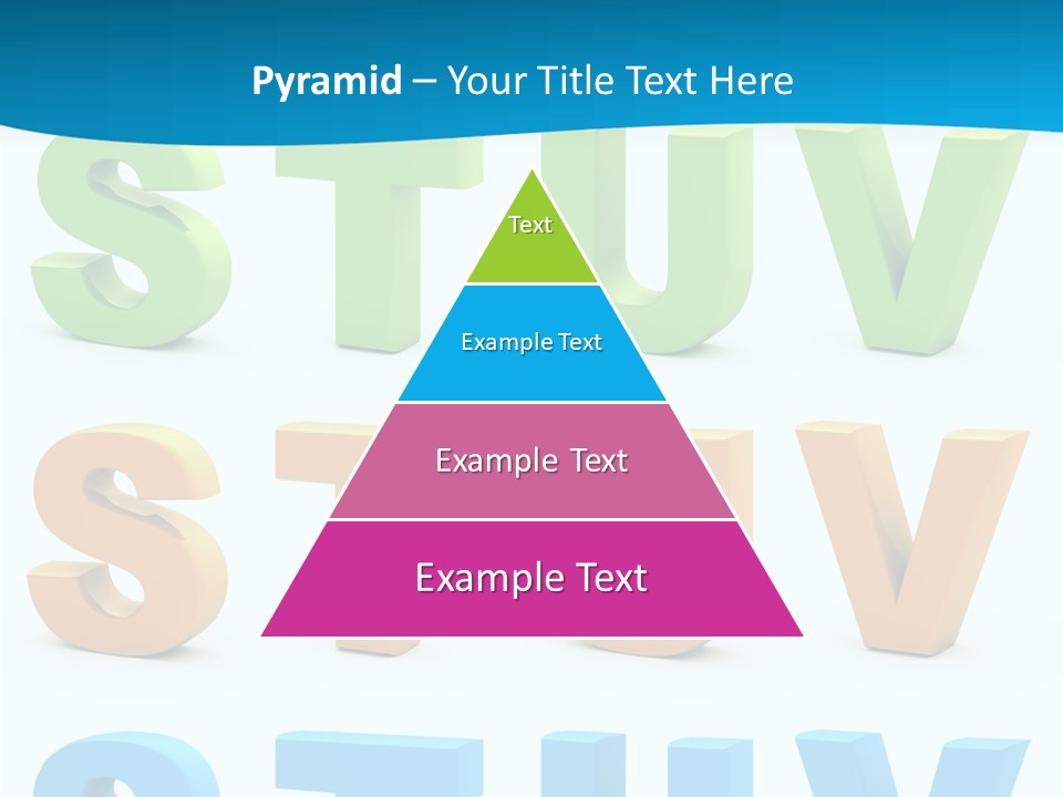 Nobody Blue Uppercase PowerPoint Template