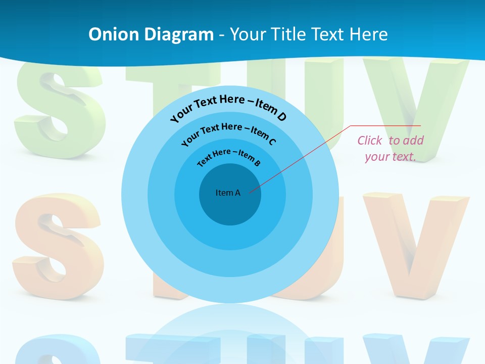 Nobody Blue Uppercase PowerPoint Template