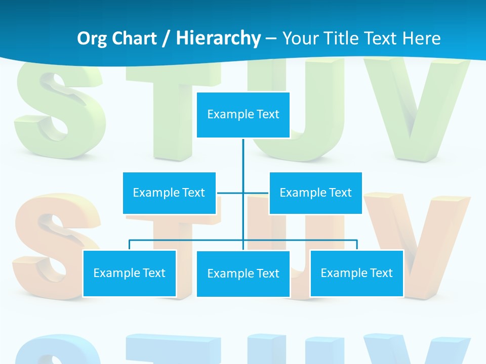Nobody Blue Uppercase PowerPoint Template