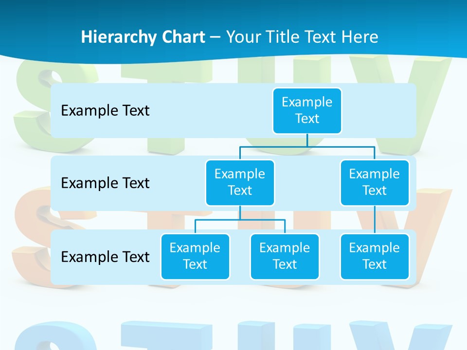 Nobody Blue Uppercase PowerPoint Template