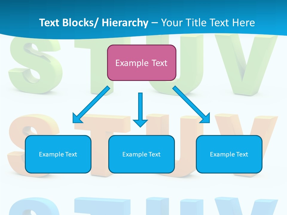 Nobody Blue Uppercase PowerPoint Template