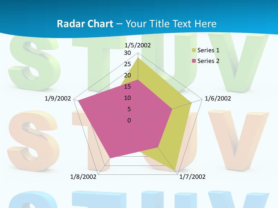 Nobody Blue Uppercase PowerPoint Template