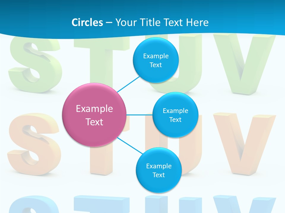 Nobody Blue Uppercase PowerPoint Template