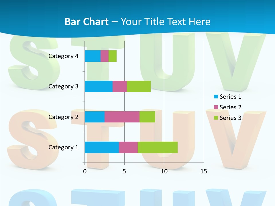 Nobody Blue Uppercase PowerPoint Template