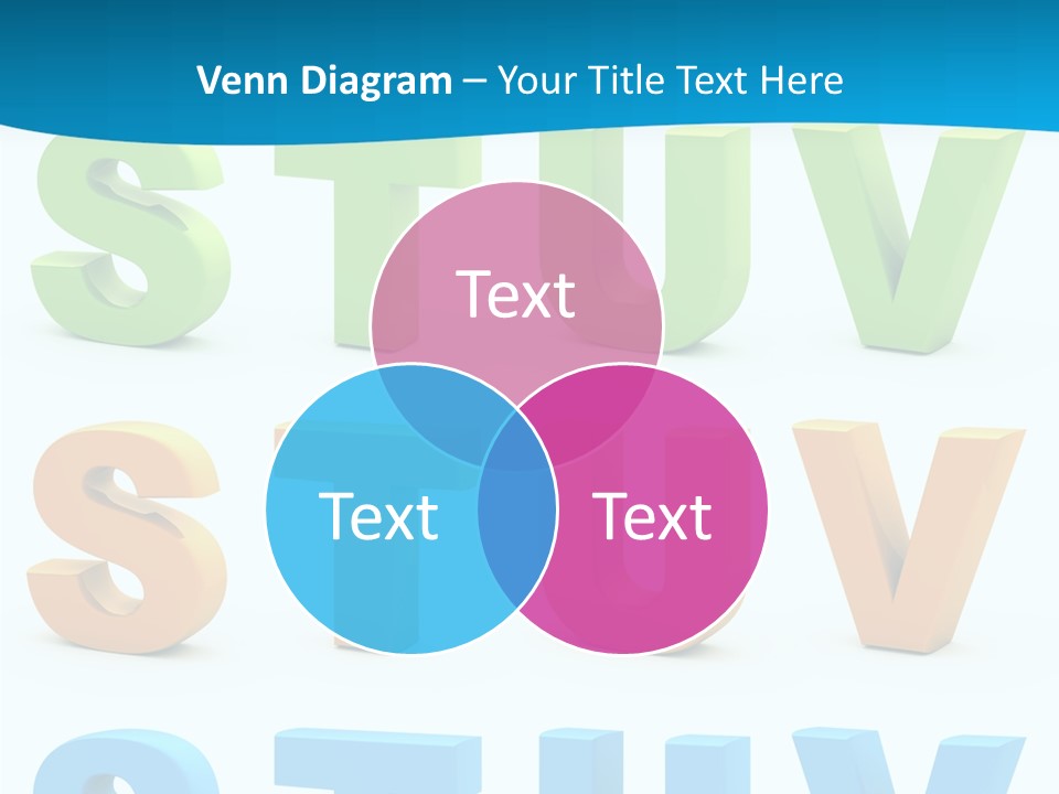 Nobody Blue Uppercase PowerPoint Template