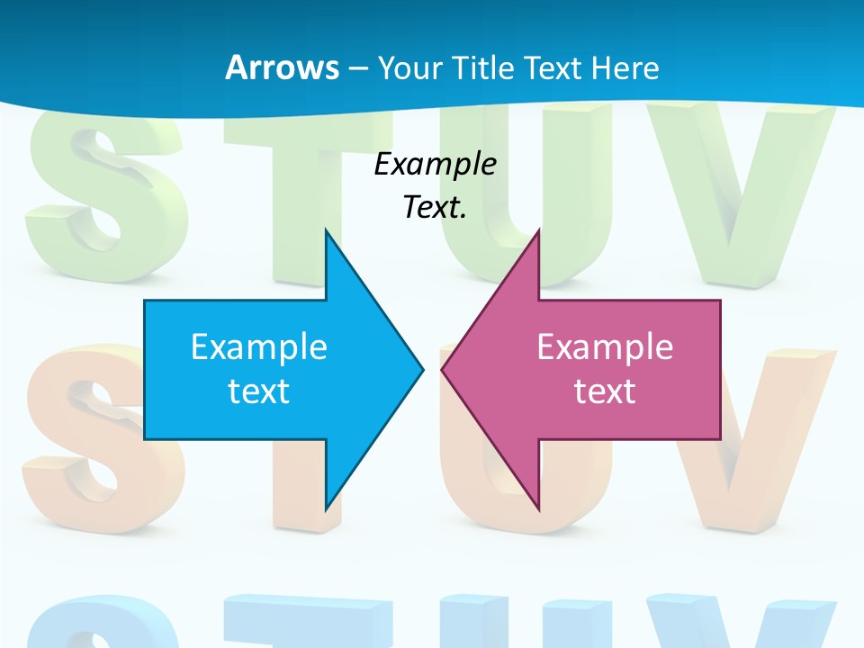 Nobody Blue Uppercase PowerPoint Template