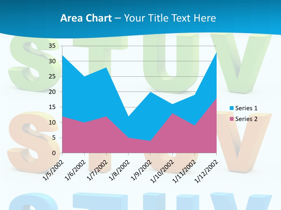 Nobody Blue Uppercase PowerPoint Template