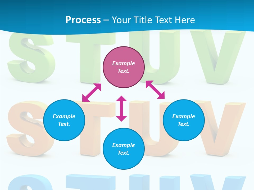 Nobody Blue Uppercase PowerPoint Template