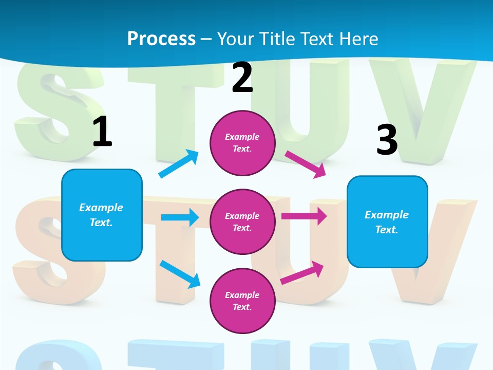 Nobody Blue Uppercase PowerPoint Template