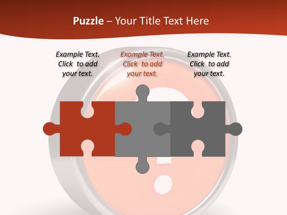 Round Glossy Help PowerPoint Template