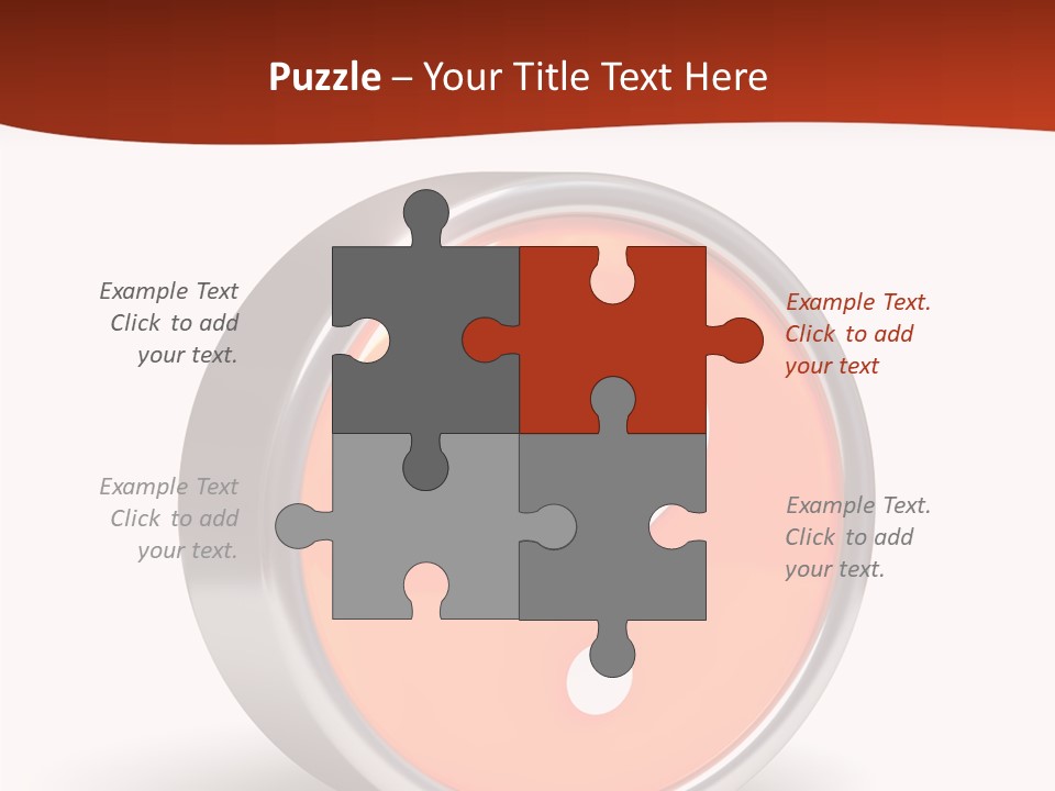 Round Glossy Help PowerPoint Template