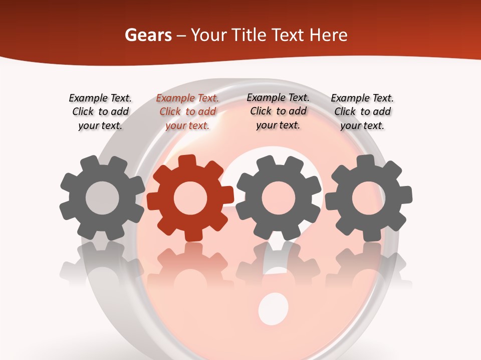 Round Glossy Help PowerPoint Template