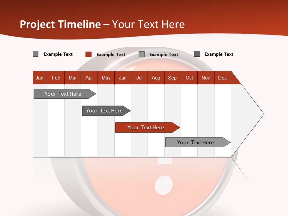 Round Glossy Help PowerPoint Template